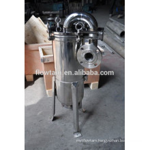 good quality food grade stainless steel bag filter housing